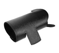 TEMPNAP Protecteur de Piston pour Trompette en Cuir PU Noir Tampon de Valve Petit Modèle Compatible Trompette Bémol Accessoire de Protection Anti-Rayures pour Instrument de Musique