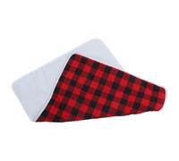 TEMPNAP Protège-matelas Réutilisable en Coton Rouge Antidérapant et Confortable pour Incontinence Féminine et Période Menstruelle, Tapis Absorbant pour Lit Bébé