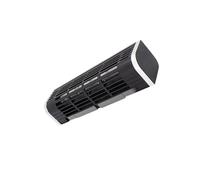 TEMPNAP Refroidisseur pour Ordinateur Portable en Alliage D'aluminium et Abs avec Ventilateur de Refroidissement Puissant, Support Ergonomique Noir, Facile à Transporter pour Tablette
