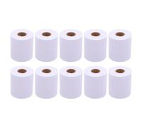 TEMPNAP Rouleaux de Papier Thermique 50mmx20m pour Électrocardiographe, 10 Rouleaux Quadrillage Simple Canal, Léger et Anti-bavure, pour Soins D'urgence