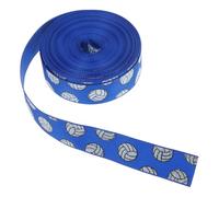 TEMPNAP Ruban de Volley-ball en Polyester Bleu Scintillant, Léger et Facile à Nouer, pour Accessoires de Coiffure Sportifs en Clubs et Écoles
