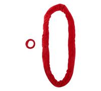 TEMPNAP Sangle Rouge pour Cerceau Aérien en Coton Doux, Boucle Résistante à l'usure Adaptée aux Équipements de Pilates et Pole Dance pour Spectacles Professionnels