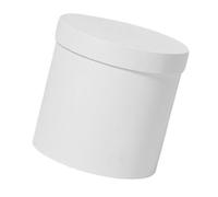 TEMPNAP Seau à Fleurs en Carton Blanc Mini Rond 1 Pièce 12 Cm Boîte à Fleurs en Papier Vide pour Bouquets Présents Mariage Anniversaire Emballage Floral Pratique et Décoratif