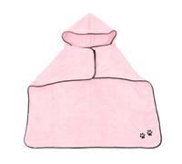 TEMPNAP Serviette à Séchage Rapide pour Animaux Peignoir en Polaire Corail pour Chien et Chat Usage Bain et Douchette pour Animaux