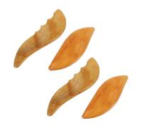 TEMPNAP Set de 4 Grattoirs de Massage Visage en Matériau Synthétique Bords Lisses pour Massage Lymphatique et Soin du Visage Quotidien
