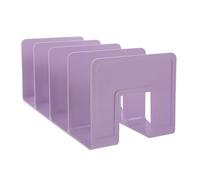 TEMPNAP Support à Livres Multifonctionnel Violet Largeur 314 MM Trieur de Fichiers en Plastique pour Bureau et Espace de Travail