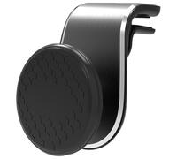 TEMPNAP Support Magnétique Téléphone Voiture en Silicone Noir pour Grille d'Aération Installation Facile Homme et Femme