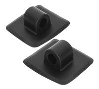 TEMPNAP Support Moteur pour Kayak en Plastique Noir, Léger et Facile à Transporter, pour Bateaux Pneumatiques et Bateaux de Pêche, Lot de 2 Pièces