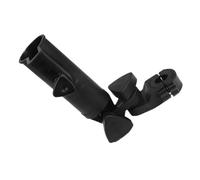 TEMPNAP Support Parapluie Golf Réglable PP et Porte Parapluie pour Chariot et Poussette Adaptable Multi Angles pour Parcours et Usage Polyvalent Noir