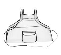 TEMPNAP Tablier Résistant à L'huile Imperméable en Tpu Cuisine Semi-transparent, Design Unisexe Ajustable pour L'industrie Restauration