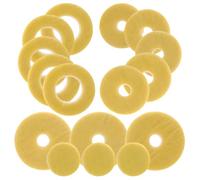 TEMPNAP Tampons de Flûte en Feutre pour 16 Trous Ouverts, Jeu de Pièces de Rechange Joints pour Flûte Traversière, Adapté aux Musiciens Amateurs et Professionnels