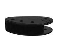 TEMPNAP Tapis Antidérapant Noir en Plastique pour Machine de Marche Pieds Réglables Compatible Tubes Jusqu'à 27mm, Portable pour Entraînements Brûle-Graisses à Domicile