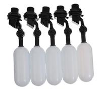 TEMPNAP Vanne à Flotteur Automatique 1/2 Pouce Lot de 5 Mini Vanne Flottante pour Humidificateur et Aquarium Réglable en Hauteur en PE