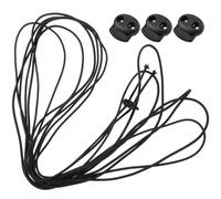 TEMPNAP Verrou Cordon Ressort Plastique Noir avec Cordon Élastique pour Bas De Sweat à Capuche Et Pantalon