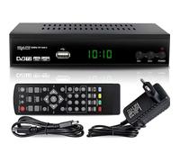 Tempo 4000 Decodeur Tnt Hd Pour Tv/Full Hd Decodeurs Tnt Peritel/Hdmi Décodeur, Demodulateur, Recepteur, Boitier, Adaptateur Hevc