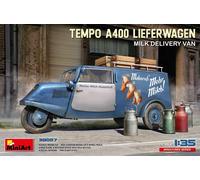 MiniArt Kit de modélisme 38057 Tempo A400 1:35 Fourgonnette lait – Plastique non laqué