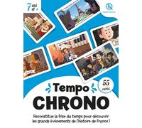 Tempo Chrono Histoire de France (2nde Ed): Jeu de chronologie 7 ans et +