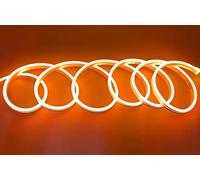 tempo di saldi Bande LED néon flexible étanche IP65 5 m 120 LED/m 12 V orange