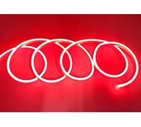 tempo di saldi Bande LED néon flexible étanche IP65 5 m 120 LED/m 12 V Rouge