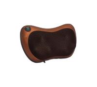 TEMPO DI SALDI Coussin de massage électrique avec chaleur 31,5 x 19,5 x 10,5 cm en similicuir - Masseur cervical pour voiture, maison et bureau