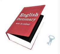 TEMPO DI SALDI Dictionnaire Coffre-fort Boîte Porte Valeurs Livre Coffre-fort Secret