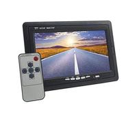 TEMPO DI SALDI Écran LCD 7.0 pouces Auto avec télécommande 2 entrées AV pour vidéosurveillance