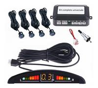 Tempo di Saldi® Kit 4 capteurs de stationnement pour voiture avec écran sonore LED sonore à peindre