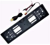 Tempo di Saldi Kit Porte Plaque d'immatriculation avec caméra à 4 LED Flash pour recul Cadre européen