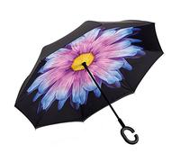 tempo di saldi Parapluie Inverse Réversible Coupe-Vent Avec Ouverture Prise À L'inverse Pluie