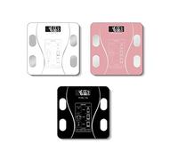 TEMPO DI SALDI Pèse-personne en verre trempé, numérique intelligent avec application pour smartphone jusqu'à 180 kg