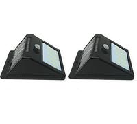 tempo di saldi Phare de 20 LED avec panneau solaire et capteur de mouvement spot crépusculaire (Lot de 2)