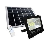 TEMPO DI SALDI Projecteur à LED 50 W SMD lumière blanche avec panneau solaire, capteur et télécommande