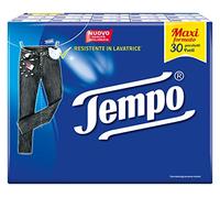 Tempo Fazzoletti Tempo Mouchoirs de poche - 4 plis - 30 sachets de 9 mouchoirs - 780 g