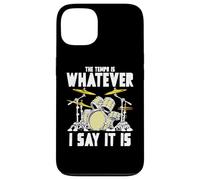 Tempo is Whatever I Say It is Retro Drum Grunge Vintage Coque pour iPhone 13