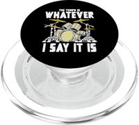 Tempo is Whatever I Say It is Retro Drum Grunge Vintage PopSockets PopGrip pour MagSafe