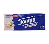 Tempo Mouchoirs à Aloe Vera pour peaux sensibles, lot de 10 paquets