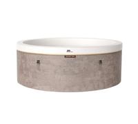 TEMPO STYLE - Bain à remous semi-rigide circulaire Cocoon-Eco | 1.80 Ø x 0.65 H | 130 jets d'air massants | Chauffage | Chambre à air et revêtement pour conservation de la chaleur inclus