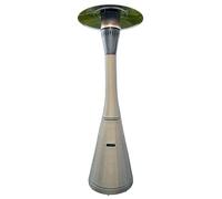 Tempo Style - Champignon chauffant extérieur à gaz HABITAT Tourbe, 10kw pour chauffer au gaz GPL, au butane ou au propane jusqu'à 84 m²