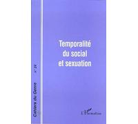 Temporalités du social et sexuation Tome 24 - Collectif - L'harmattan - broché - Livre