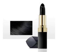 Temporary Hair Coloring Stick, 3 In 1 Plant Hair Dye Stick, Natural Hairline Shadow Stick, Quickly Cover Up Grey Hair,Portable Hair Dye Stick (Black)