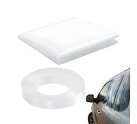 Temporary Shield, Broken Window Cover, 47.24x31.5in Film with Waterproof, Clear PVC Sheet Protector, Car Glass with Tape Design, Vehicle Accessory for SUV Truck Windshield