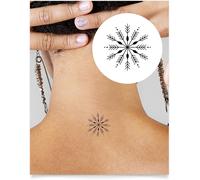 Temporary Tattoos, Semi-Permanent Tattoo, One Premium Easy Long Lasting, Waterproof Temp Tattoo With For Now Ink - Lasts 1-2 Weeks, Debora, 2 X 2 In[Z5367]