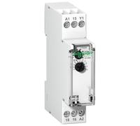 Schneider Electric Relais à durée temporisée Acti9 RTC 1OF 24...240 VCA / 24 VCC Blanc