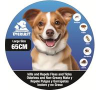 Tempotech ® Collier antiparasitaire Chien - 8 Mois de Protection - Contre Les puces, tiques, moustiques, acariens et poux - Collier Vermifuge (1 unité PVC 65 cm)
