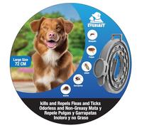 Tempotech ® Collier antiparasitaire Chien et Chat - 8 Mois de Protection - Contre Les puces, tiques, moustiques, acariens et poux - Collier Vermifuge (Nouvelle Fermeture 72 cm)