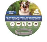 Tempotech ® Collier antiparasitaire Chien et Chat - 8 Mois de Protection - Contre Les puces, tiques, moustiques, acariens et poux - Collier Vermifuge (70 cm 1Unité)