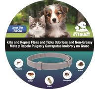Tempotech ® Collier antiparasitaire Chien et Chat - 8 Mois de Protection - Contre Les puces, tiques, moustiques, acariens et poux - Collier Vermifuge (38 cm 2 Unités)