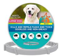 Tempotech Original ® 1 unité Collier antiparasitaire Chien et Chat - 8 Mois de Protection - Contre Les puces, tiques, moustiques, acariens et poux - Collier Vermifuge - Grand Chien du 8 au 40 kg
