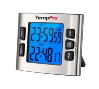 TempPro TM02 Minuteur de Cuisine numérique avec Double Compte à rebours