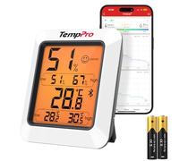 TempPro TP350 Thermomètre d'ambiance Bluetooth, moniteur de température | Application intelligente et alertes, haute précision, enregistrement et exportation données sur 2 ans(anciennement ThermoPro)